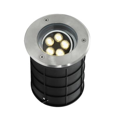 China LANDSCAPE Adjustable Reccessed Slivery Portable Graphite Underground Light for sale