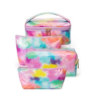 China Fashion Tie Dye Makeup Bag Insti Fashion Makeup Bags Tie Dyed Pocket Cosmetic Bag for sale