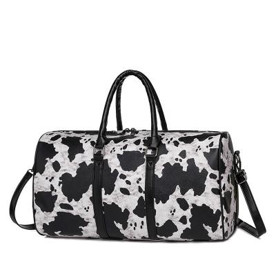 China Wholesale Waterproof Weekend Travel PU Tote Bag Fleece Overnight Duffel Bag for sale