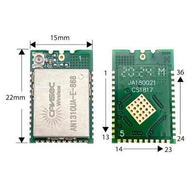 China CC1310 434M/470M/868M/915M Module IoT AES 128bits Large I/O Cansec Ti - Sub-G Module For IPEX Connector for sale