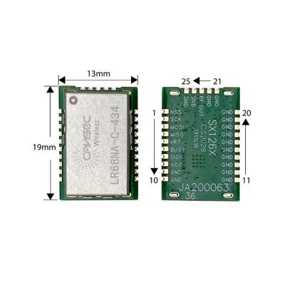 China Agriculture IoT Iot Lora Control Module Smart City Use New Released 20dBm 4.8Km Cansec LR68Na-C Semtech-Llcc68 Lora Wireless Module for sale