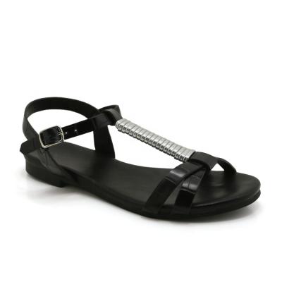 China Fashion Trend Comfort Platform Young Girls Sandals with Metallic T Braid Straps for sale