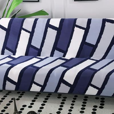 China Modern Elastic Spandex Sofa Cover Folding Couch Shield Armless Washable Polyester Sofa Cover From HOTNIU for sale