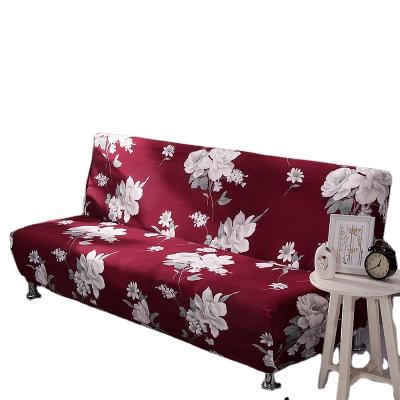 China HOTNIU Sofa Cover Stretch Sofa Bed Modern Floral Soft Spandex Slipcover Strapless Protector for sale