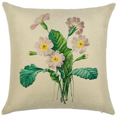 China HOTNIU Modern Plants Linen Pillow Case Pillow Cushion For Sofa Couch Living Room for sale