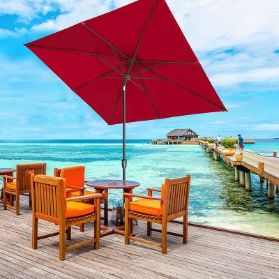 China High Quality Durable Sun Wind Rain Proof Garden Beach Hut Umbrella Customized Patio Umbrella Boho Umbrella for sale