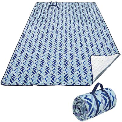 China Optional Easy Folding Three Layers Size Beach Foldable Outdoor Moisture Proof Portable Mat For Camping for sale