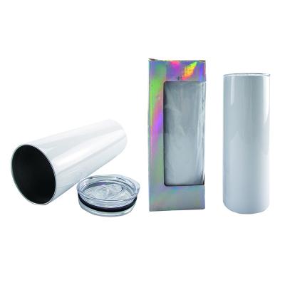 China Viable NO MOQ 20oz Vacuum 18/8 Stainless Steel Double Wall Tumbler Coffee Travel Mug Sublimation Blanks for sale