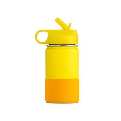 China Viable 500ml Sublimation Kids Frosted Customizable Stainless Steel Vacuum Insulated Water Bottle With Straw Lids for sale