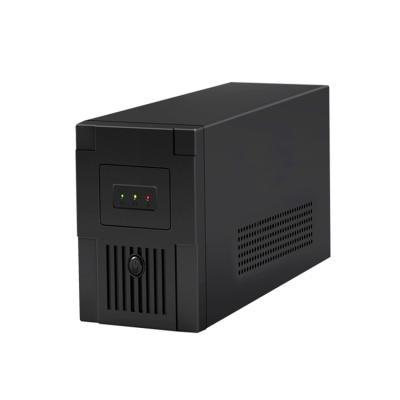 China Hot Sale 1000VA600W COMPUTER ECSUN Offline UPS for PC, Monitor, ADSL, POS, Home, Appliance with LCD for sale