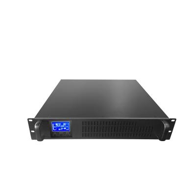 China Good Financial Design Online Rack Mount Ups 3kva Built With Ups 12V Battery For Home Appliances en venta