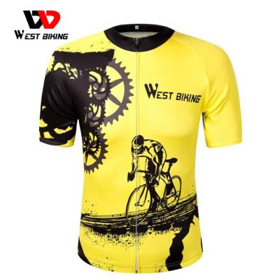 China Breathable Cycling Jersey Breathable WESTERN BIKING Suit Men Racing Bicycle Clothes Jersey Women Cycle Wear Cycling Cycling Jersey for sale