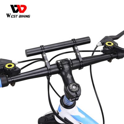 China WESTERN CYCLING Lightweight Phone Holder Grip Bicycle Accessories Bike Frame Double Extension Multifunctional Bicycle Handlebar Supplement for sale