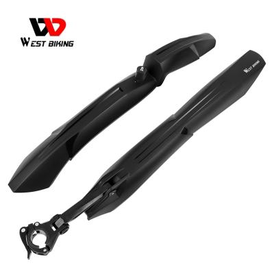 China Light and Easy Installation WEST BIKING Quick Release Mountain Shocks Mudguards Front Rear Cycling Bike Mudguard 27.5 Fender 29 Inch MTB Bicycle Mudguard for sale