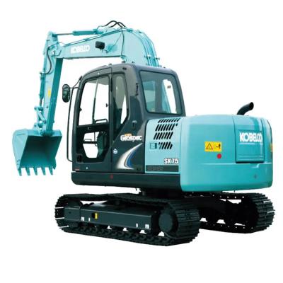 China Second hand mini crawler digger Japan used kobelco SK75 excavator with great quality 0.4mÂ ³ for sale