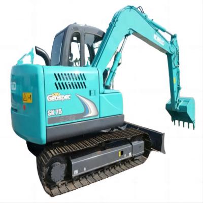 China Cheap Priced Used Kobelco Excavator SK75 For Hot Sale Mint Products 0.4m² 7 Ton; ³ for sale