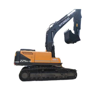 China Used Excavator Hyundai R225LC-9T, Original Korea 22ton Hydraulic Crawler Backhoe Excavator in Good Price 1.05m² ³ for sale