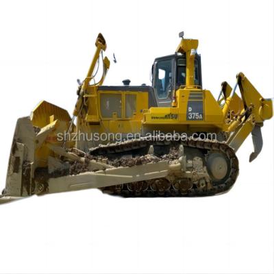 China Heavy Machinery Repair Shops Machinery Used Komatsu D375 Bulldozer D375A Tracked Bulldozer With Powerful Ripper In Good Condition For Sale for sale