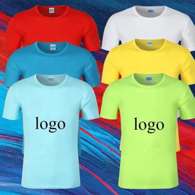 China Wholesale Custom 100% Polyester QUICK DRY Plus Size T Shirts Short Sleeve Oversized T Shirt Printing Own Brand Men's T Shirts for sale