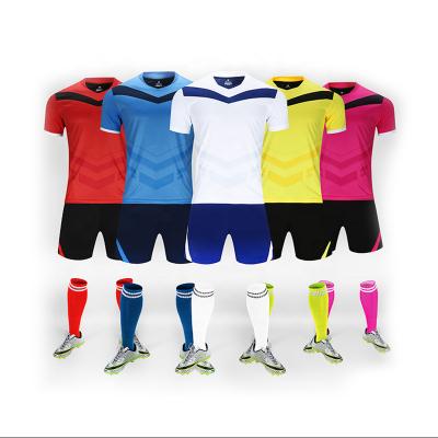 China Sets Customize High Quality Soccer Wear Unisex Soccer Tracksuit Football Uniforms for sale