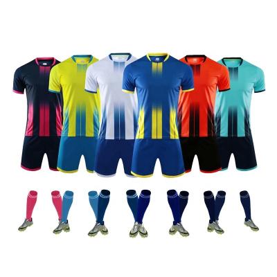 China Wholesale High Quality Soccer Wear Football Uniforms Jersey Sets Profession Soccer Uniform Custom for sale