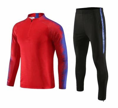 China Newest Design Wholesale Soccer Tracksuits Football Training Tracksuit Mens Breathable Soccer Training Sweatsuit for sale