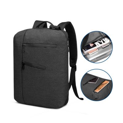 China OEM Factory ODM Polyester 15.6 Inch Multifunctional Anti-theft Waterproof Laptop Bag Slim Durable Backpack For Man Business Travel for sale