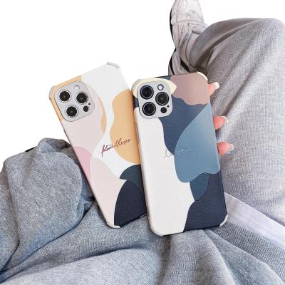 China Anti-Drop For iPhone12 12 Pro Art Retro Abstract Geometric Phone Case For iPhone 11 Pro XR Max X XS 7 Max 8 Plus Soft Cover Bumper for sale