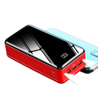 China Support fast charging power bank for laptop mobile power and phone 50000mAh smart strong full screen smart phone callmate power bank LED lighting hot sale for sale