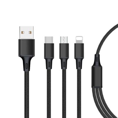 China 2021 Camera Data Cable Fixture Wholesale Trends Frame 3 in 1 Micro USB MI Data Cable for sale