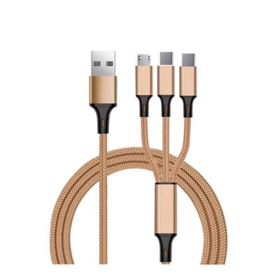 China 2021 Trend Wholesale Charging Camera USB Cables 5ft Data Cable 5ft 3 in 1 Iphone Android USB Data Cable for sale