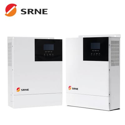 China Support Off Grid Inverter Pure Sine Wave Inverter Hybrid Load SRNE 3KW-5KW 48v Battery Inverter Solar System for sale