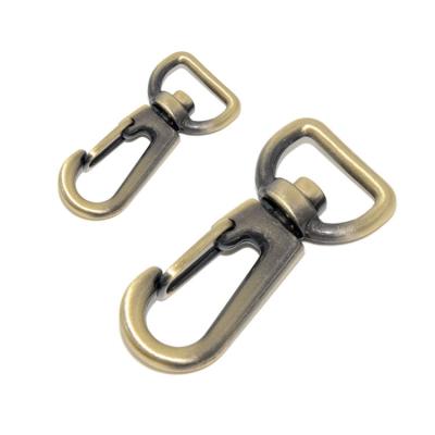 China Luggage Accessories Metal Hook Dog Staff Tag Card Key Bag Buckle 39mm Length High End for sale