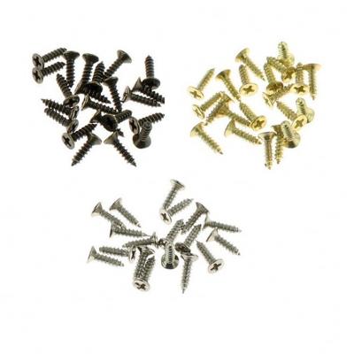 China M2*8mm 5000pcs Flat PACK Silver Bronze Brass Black Screws For Furniture Case Box Fix Hinge Wood Metal for sale