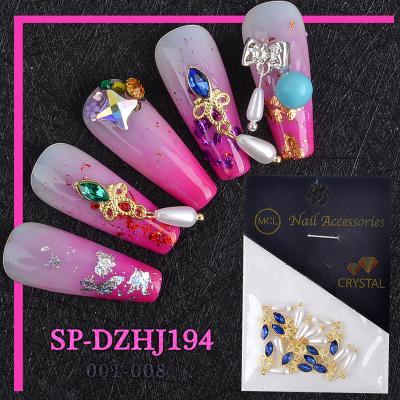 China Easy Apply 2022 Zirconia Nail Charm Decoration 3D Zircon Nail Art Jewelry Pendant Pearls For Nails for sale