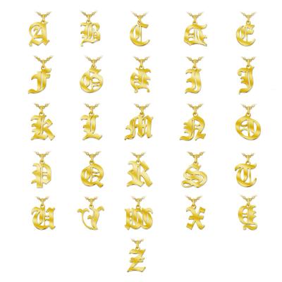 China Finger Nail Art 26pcs Large Metal Zircon 3D Gold Silver Roman Old English Letter Nail Dangle Charms For Nails for sale