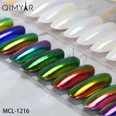 China Finger Nail Art Beauty Nail Glitter Powder Magic Laser Powder For Acrylic Powder Art Polish Glitter Nail Decorations for sale