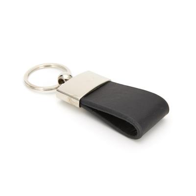 China Factory direct sales car manufacturers black leather key chain eco-friendly high quality eco-friendly key chain for sale