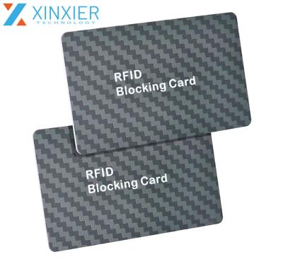 China Wallet Card RFID Block Card 13.56MHz RFID Signal Placement Waterproof / Waterproof Blocking for sale