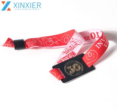 China / Waterproof Access Control Woven Nfc Wristband Waterproof For Events Ticket Entrance Tracking for sale