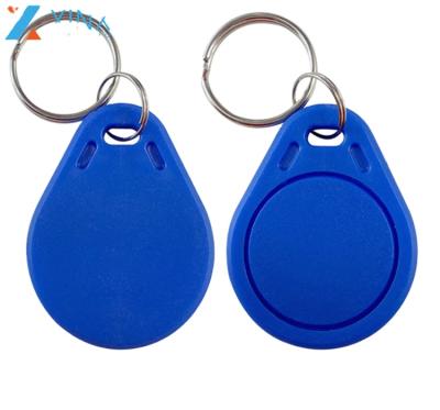 China Waterproof/ISO/IEC 14443-A 13.56MHz 1k ABS NFC Key Chain Waterproof Key Indicator With Iron Ring for sale