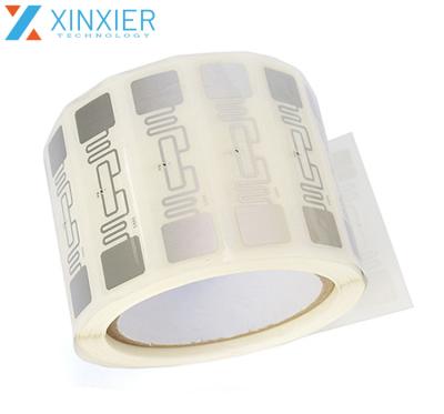 China Long Reading Distance No Paper Outdoor Clear Back Adhesive UHF Inlay Adhesive Wet Tag Sticker Label for sale