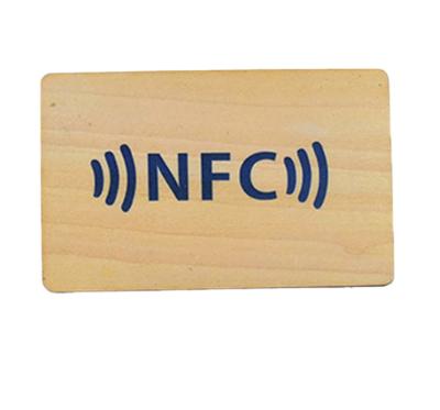 China Waterproof / Waterproof Eco Friendly Recycle Wooden NFC RFID Business Card for sale