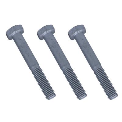 China Hot Selling DIN931 Steel, Hex Head Bolts, Half Tooth, HDG Hot Dipped Galvanized for sale