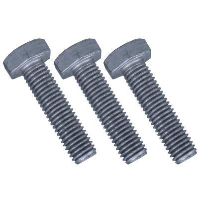 China Hot Selling DIN933 Steel, Hex Head Bolts, HDG Carbon Steel for sale