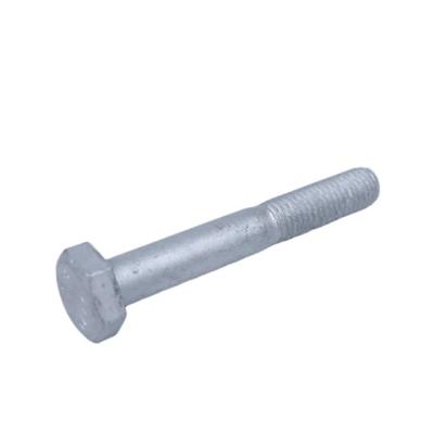 China DIN931 Steel Factory Price, Hex Head Bolts, Half Tooth, HDG Hot Dipped Galvanized for sale