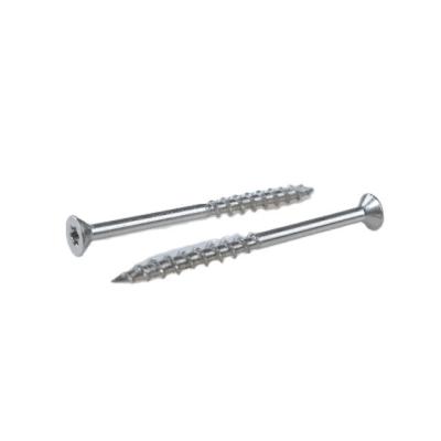 China Factory Price Decking Flat Flat Head Screws with Type 17, 4nibs U/H Stainless Steel A2 A4, TORX for sale