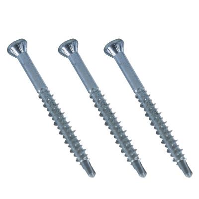 China Balance Head Trim Head Self Drilling Screws With 6nibs U/H Hi-Low Thread, S1, BZP Cr+3, Galvanized Steel for sale