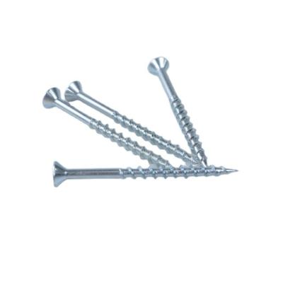 China Flat China Factory Direct Sales, Flat Head Decking Screws, Galvanized Steel, Cross Recess for sale