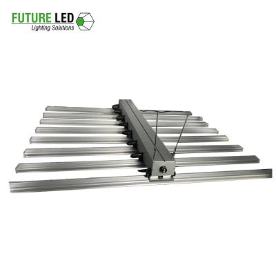 China Aluminum Alloy+ Glass Hydroponics 650w 1000W Led Grow Light Double Ended Aluminum Reflector for sale